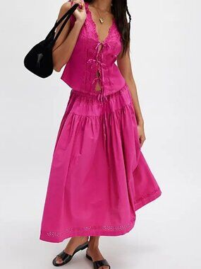 NWT Free People Gesibelle Set in Very Berry